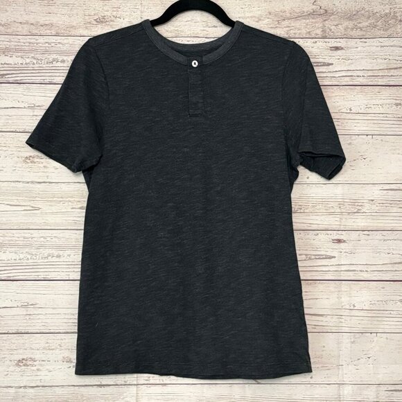 Wonder Nation Dark Grey 3 Button Short Sleeve Shirt Youth XL - Picture 1 of 5